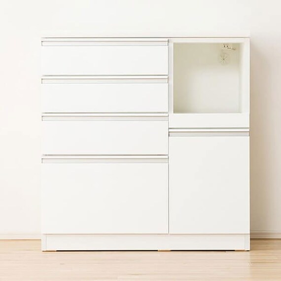 キッチンカウンター(レジューム  90SH-R WH) 6枚目画像