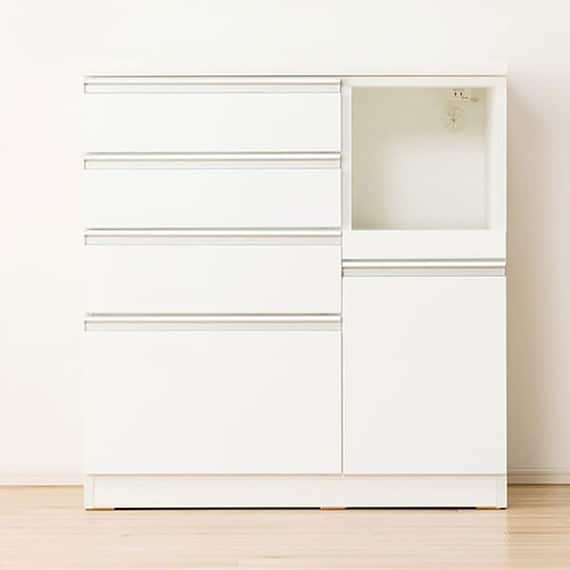 キッチンカウンター(レジューム 90SH-R WH) 6枚目画像