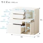 キッチンカウンター(レジューム 90SH-R WH) 20枚目画像