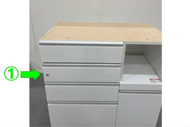 ｶｳﾝﾀｰﾚｼﾞｭｰﾑ 90QH-R WH | ニトリネット【公式】 家具・インテリア通販