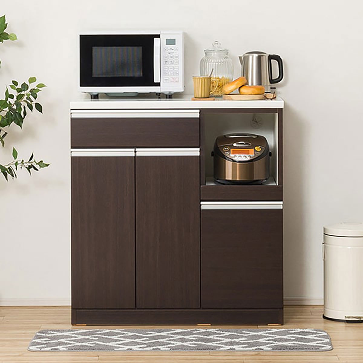 ニトリ 食器棚 キッチンカウンター レジューム 説明書付き ニトリ 食器棚 キッチンカウンター レジューム 説明書付き ニトリ 食器