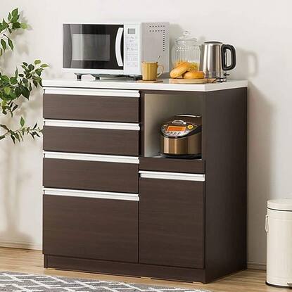 美品・汚れなし・送料込み〕ニトリ キッチンカウンター レジューム90cm 