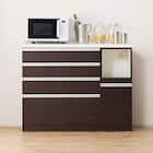 キッチンカウンター(レジューム 120-2QH-R DBR) 1枚目画像