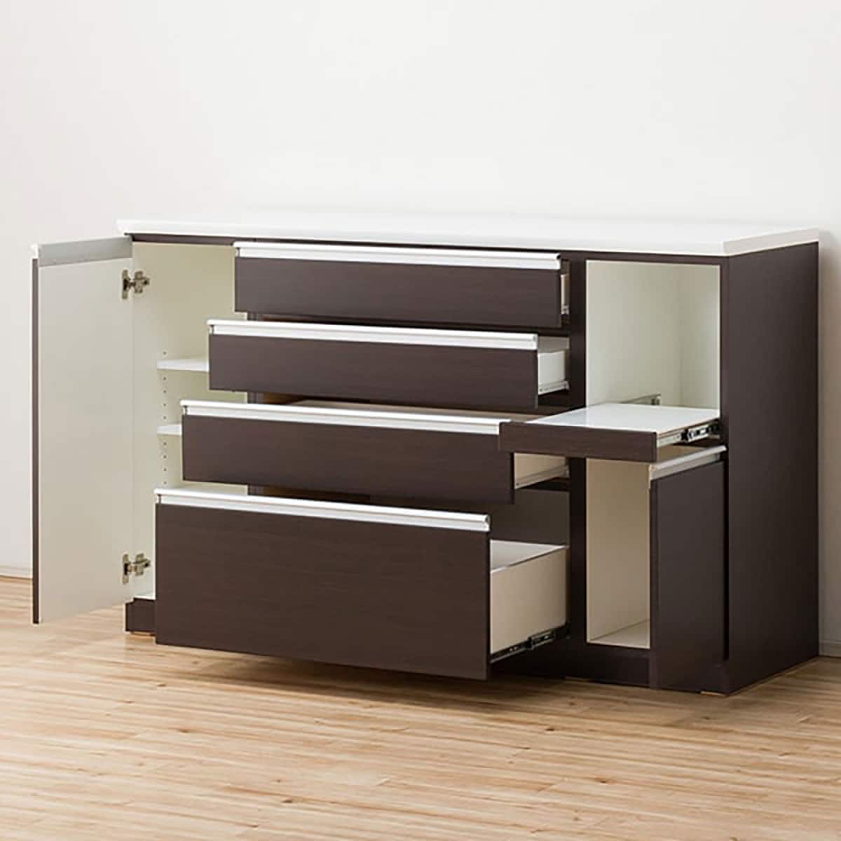 キッチンカウンター(レジューム 150SH-R DBR) | ニトリネット