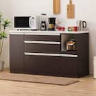 キッチンカウンター(レジューム 150QL-R DBR) 1枚目画像