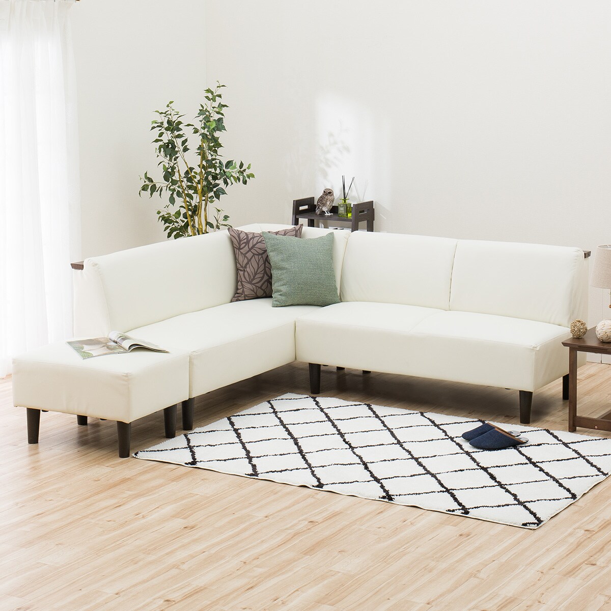 リビングダイニングソファ カウチソファ Nsクリーン プレッサ 通販 ニトリネット 公式 家具 インテリア通販