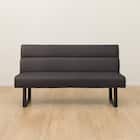 リビングダイニング2人掛け合皮ソファ(DL332 DBR) 6枚目画像