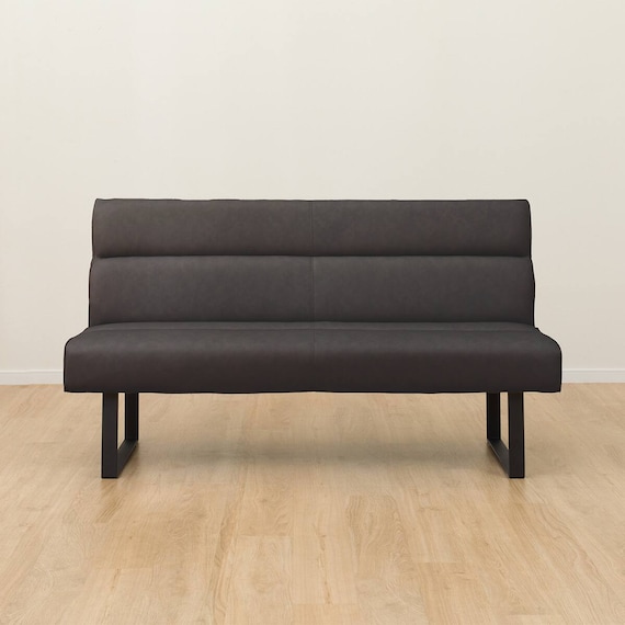 リビングダイニング2人掛け合皮ソファ(DL332 DBR) 6枚目画像