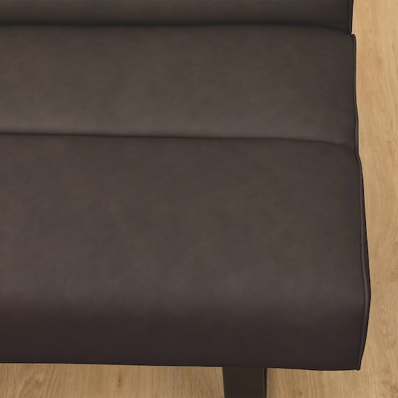 リビングダイニング2人掛け合皮ソファ(DL332 DBR) 11枚目画像