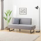 リビングダイニングソファ 布張りタイプ (左寄せ LD2 AQ-MGY) 1枚目画像