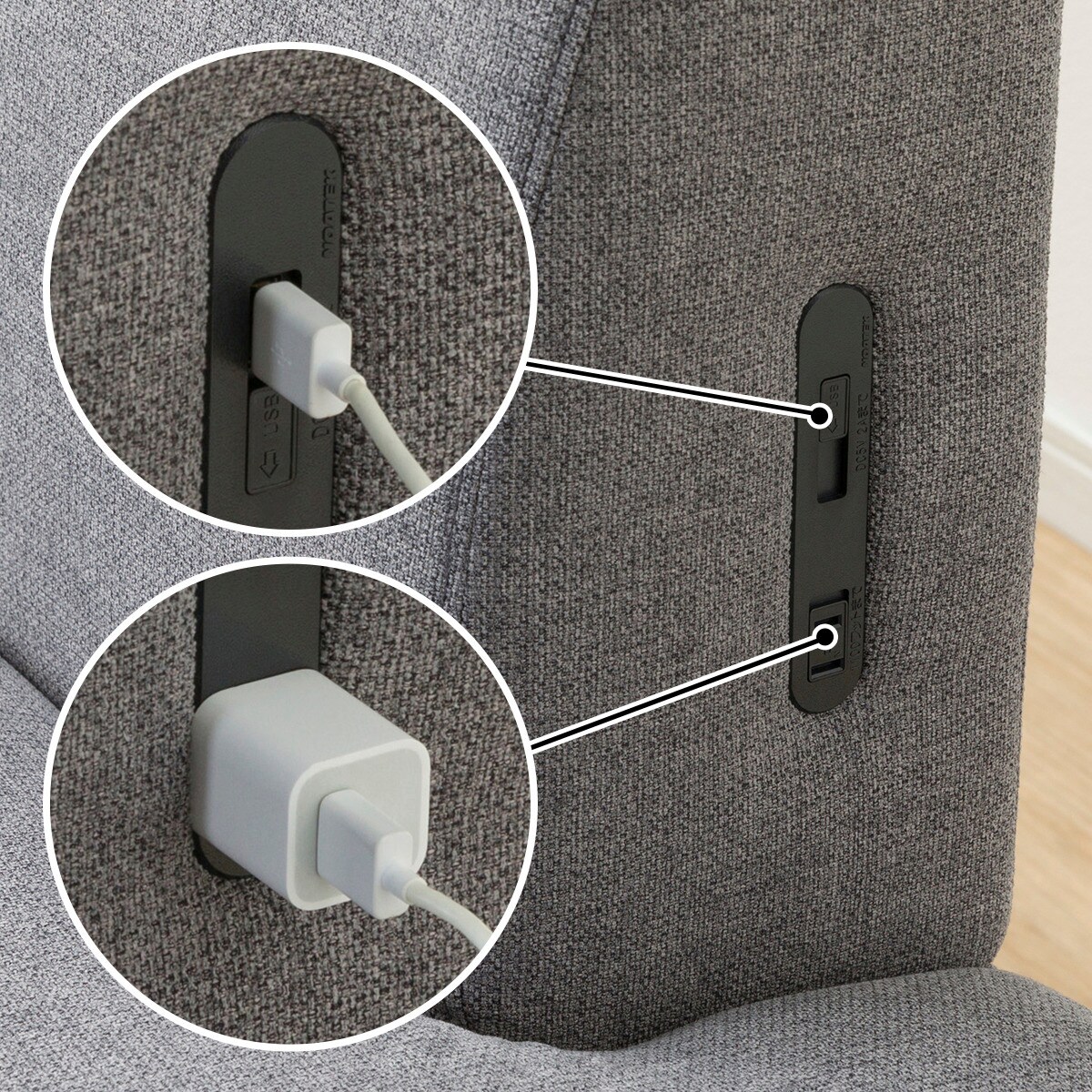 傷・汚れに強い リビングダイニングソファ 布張りタイプ (LD2 右