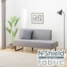 傷・汚れに強い リビングダイニングソファ 布張りタイプ (左寄せ LD2 NSF MGY) 1枚目画像