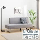 傷・汚れに強い リビングダイニングソファ 布張りタイプ (右寄せ LD2 NSF MGY) 1枚目画像