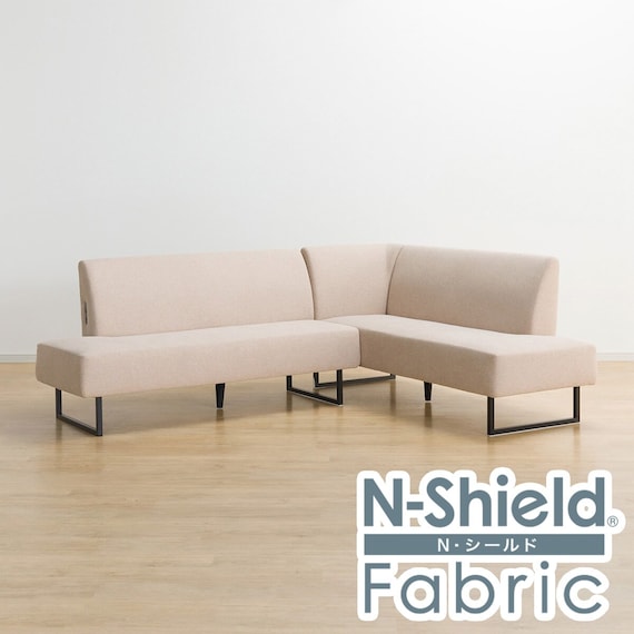 傷・汚れに強い リビングダイニングソファ 布張りタイプ (LD2 左コーナー/NSF-BE) 1枚目画像