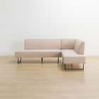 傷・汚れに強い リビングダイニングソファ 布張りタイプ (LD2 左コーナー/NSF-BE) 11枚目画像