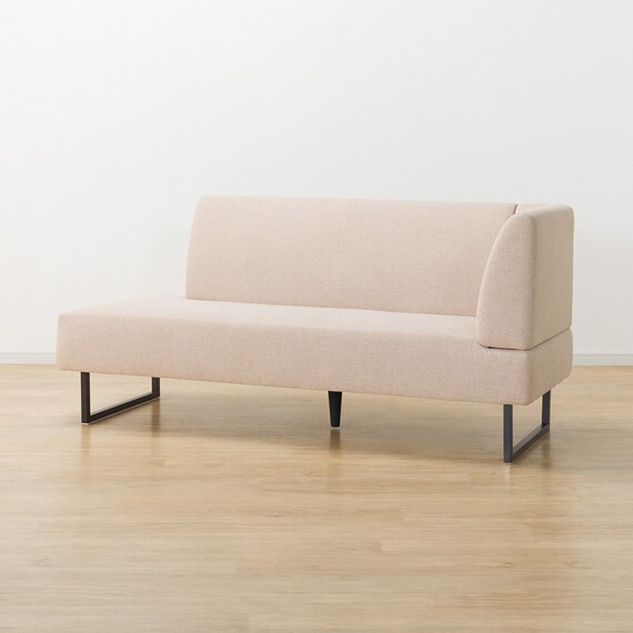 傷・汚れに強い リビングダイニングカウチソファ 布張りタイプ (左肘 LD2 NSF BE) 7枚目画像