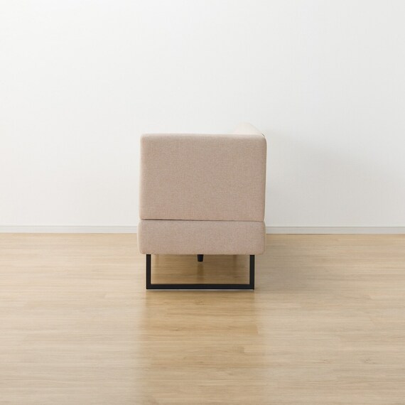 傷・汚れに強い リビングダイニングカウチソファ 布張りタイプ (左肘 LD2 NSF BE) 9枚目画像