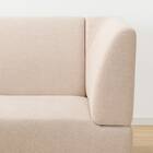 傷・汚れに強い リビングダイニングカウチソファ 布張りタイプ (左肘 LD2 NSF BE) 14枚目画像