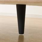 傷・汚れに強い リビングダイニングカウチソファ 布張りタイプ (左肘 LD2 NSF BE) 18枚目画像