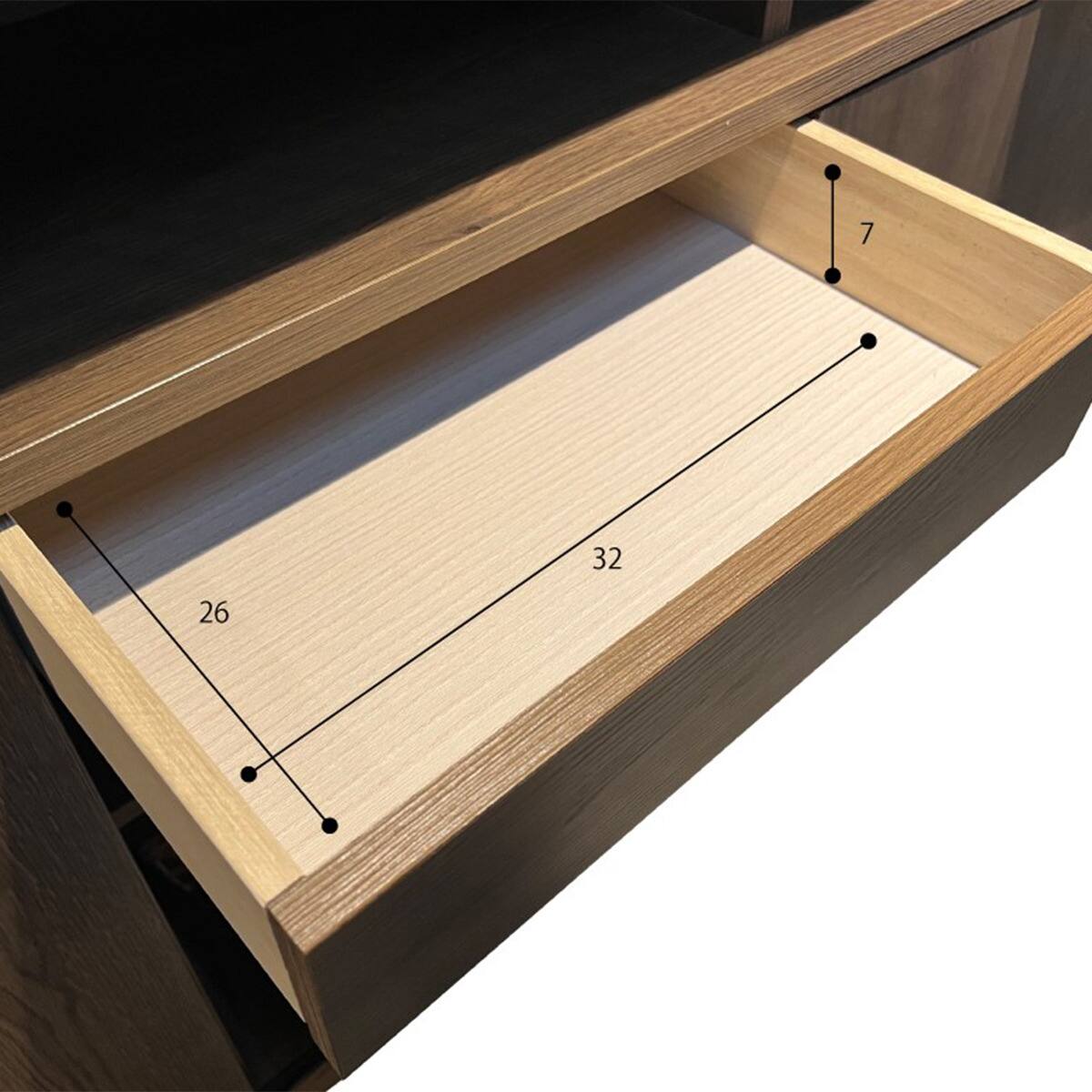 たっぷり収納のバーカウンター(115cm幅 BR色) | ニトリネット【公式