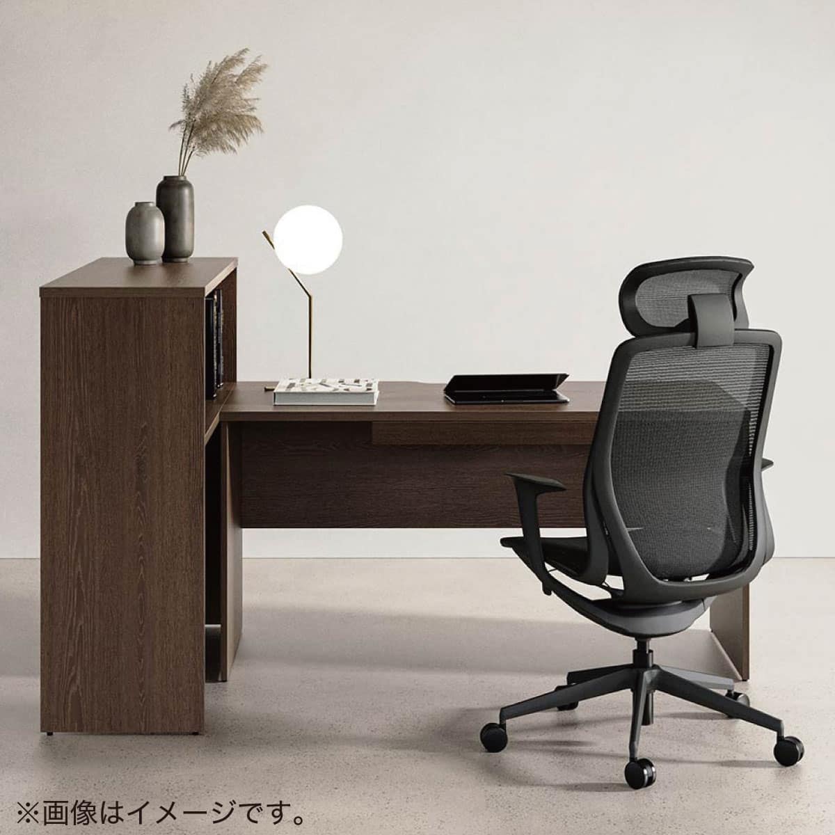 木製デスク(プランRFPD 1260 NA/BK) | ニトリネット【公式】 家具