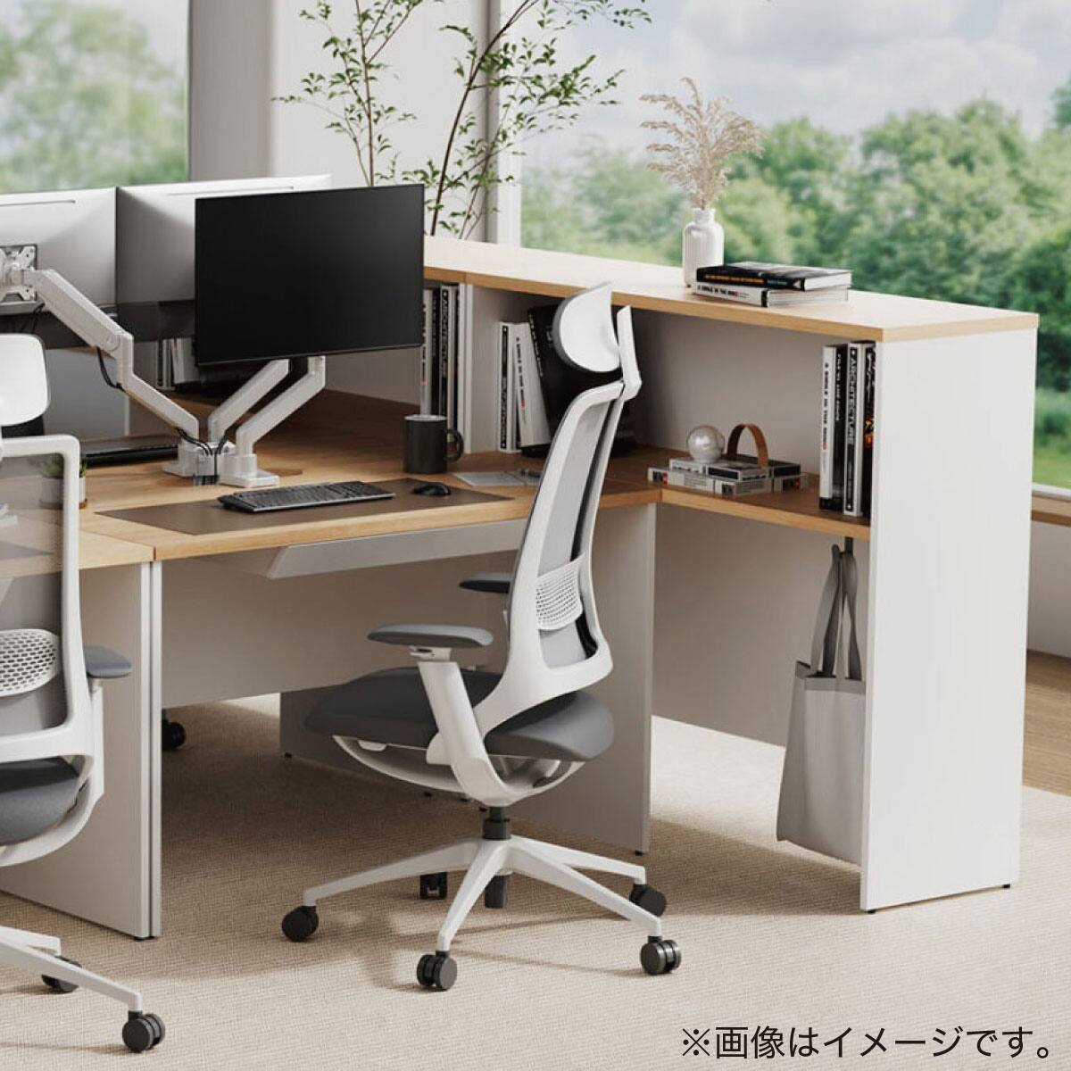 木製デスク(プランRFPD 1270 WH/NA) | ニトリネット【公式】 家具