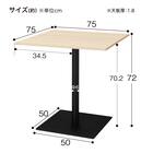 カフェテーブル(リスタ 7575 WH) 11枚目画像