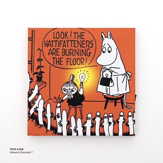 LEDキャンバスアートポスター ムーミン(レッド) 1枚目画像