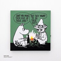 LEDキャンバスアートポスター ムーミン(グリーン)