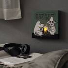 LEDキャンバスアートポスター ムーミン(グリーン) 3枚目画像