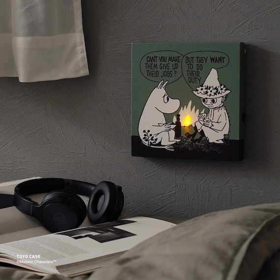LEDキャンバスアートポスター ムーミン(グリーン) 3枚目画像