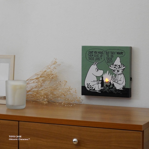 LEDキャンバスアートポスター ムーミン(グリーン) 5枚目画像