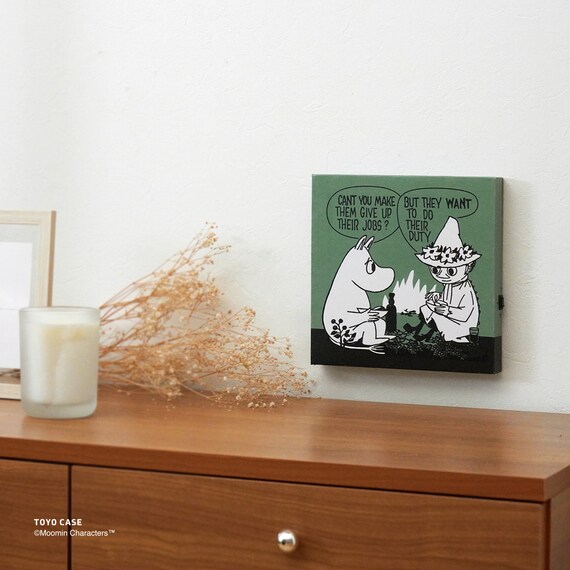 LEDキャンバスアートポスター ムーミン(グリーン) 6枚目画像