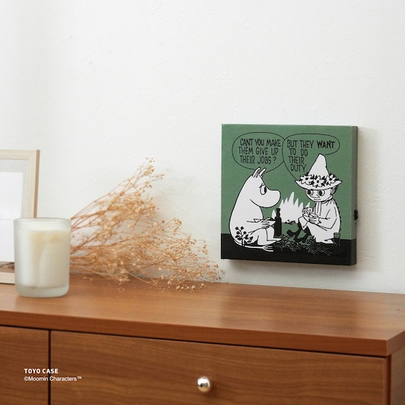 LEDキャンバスアートポスター ムーミン(グリーン) 6枚目画像