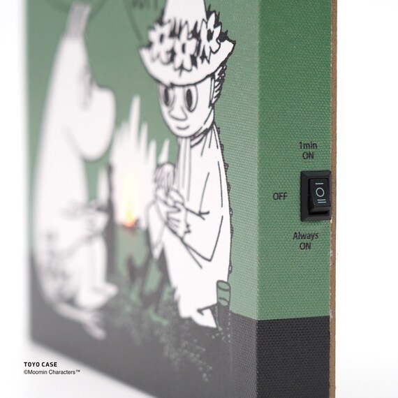 LEDキャンバスアートポスター ムーミン(グリーン) 8枚目画像