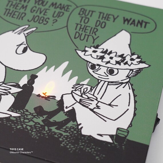 LEDキャンバスアートポスター ムーミン(グリーン) 11枚目画像