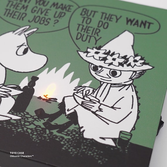 LEDキャンバスアートポスター ムーミン(グリーン) 11枚目画像