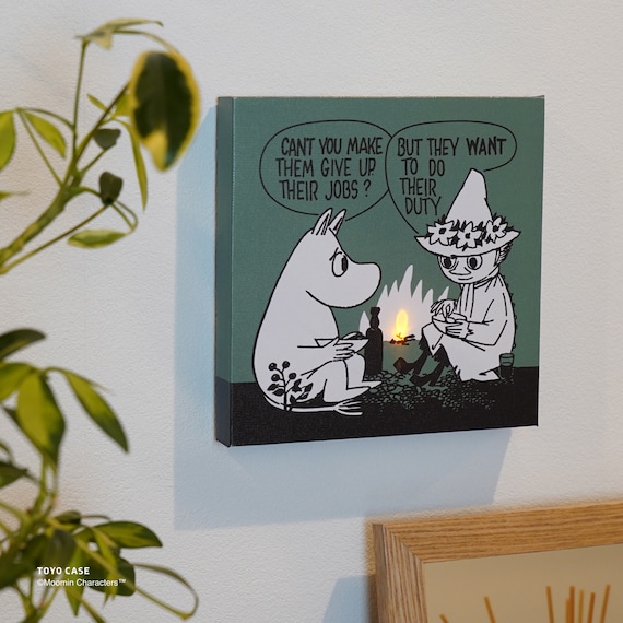 LEDキャンバスアートポスター ムーミン(グリーン) 12枚目画像