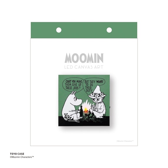 LEDキャンバスアートポスター ムーミン(グリーン) 14枚目画像