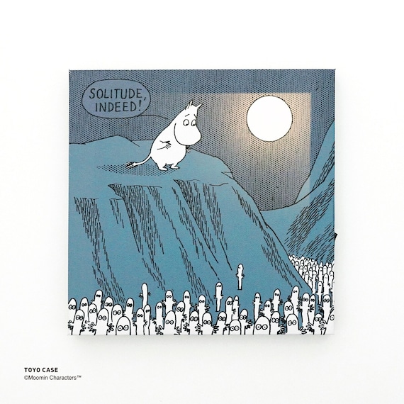 LEDキャンバスアートポスター ムーミン(ブルー) 1枚目画像