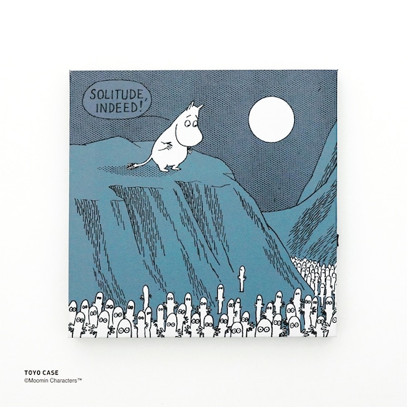 LEDキャンバスアートポスター ムーミン(ブルー) 2枚目画像