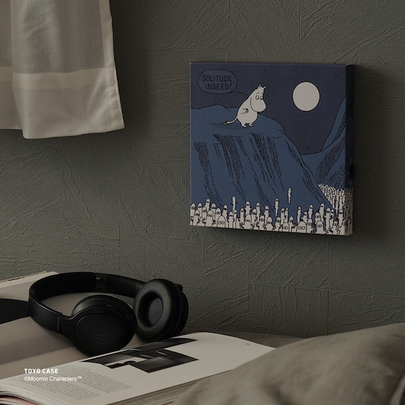 LEDキャンバスアートポスター ムーミン(ブルー) 4枚目画像