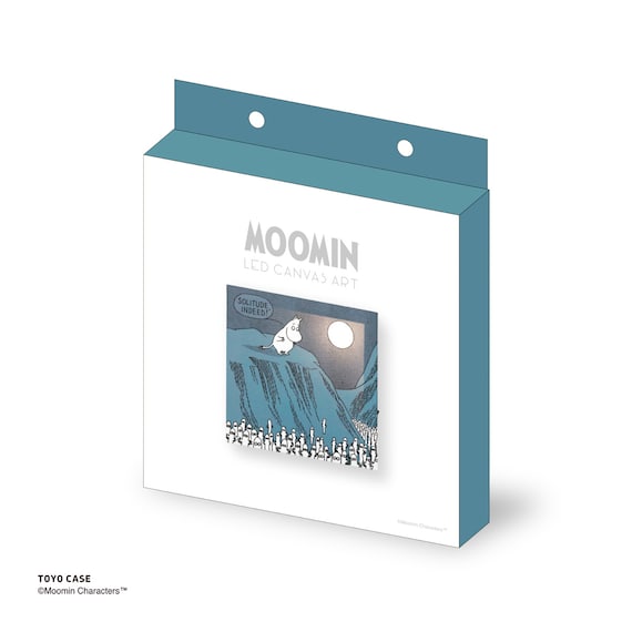 LEDキャンバスアートポスター ムーミン(ブルー) 13枚目画像