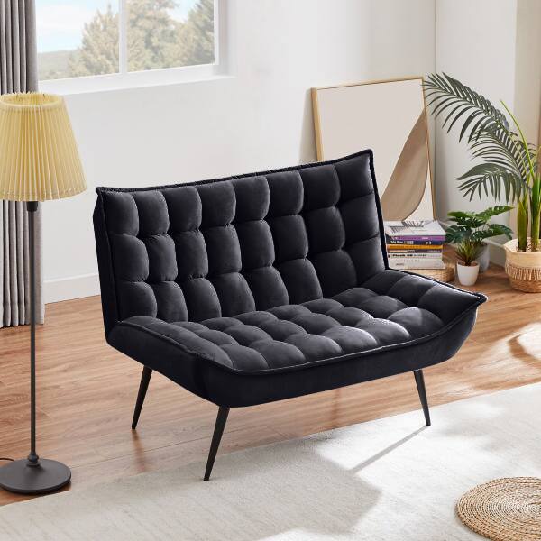 ベルベット調ソファ (LT-2022N BK) | ニトリネット【公式】 家具