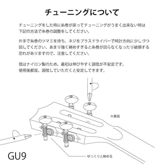 ウクレレ 23インチコンサート スターターセット(GU9 BR) 9枚目画像