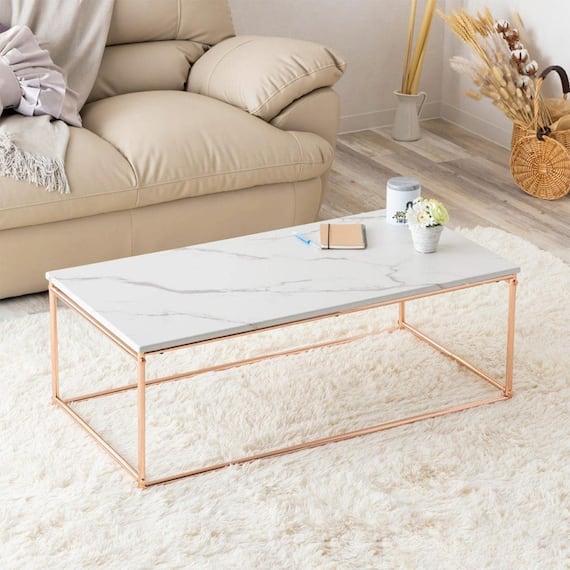 大人かわいいリビングテーブル (幅100cm) 1枚目画像