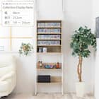 突っ張りコレクションディスプレイラック(ナチュラル) 1枚目画像