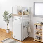 乾燥機を固定できる 頑丈な 洗濯機ラック(幅65cm) 10枚目画像