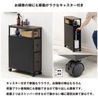 多機能トイレラック(オープンタイプ ダークブラウン) 8枚目画像