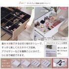 ディスプレイ付きコレクションチェスト (ホワイト) 5枚目画像